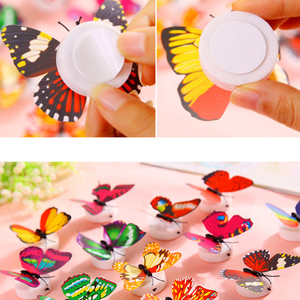 Farfalla luminosa colorata 3D con luce adesiva <span class=keywords><strong>per</strong></span> materiale PVC <span class=keywords><strong>per</strong></span> camera dei bambini - Product Image 5