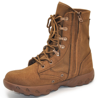 Bottes tactiques pour hommes, bottes de combat, bottes de travail, embout composite, couleur marron, bottes de jungle, caoutchouc
