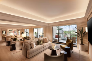 Juego de Muebles de Lujo Modernos para Dormitorio y Sala de Estar de <span class=keywords><strong>Hotel</strong></span> 5 Estrellas, Grado Comercial, Personalizado, de Cuero Genuino, Proveedor FF&E - Product Image 4