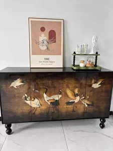 Mobile Ecologico Tradizionale in Legno Massello di Grande Capacità e Durevole per <span class=keywords><strong>Quadri</strong></span> e Scarpe, per Soggiorno e Bar Domestico - Product Image 3