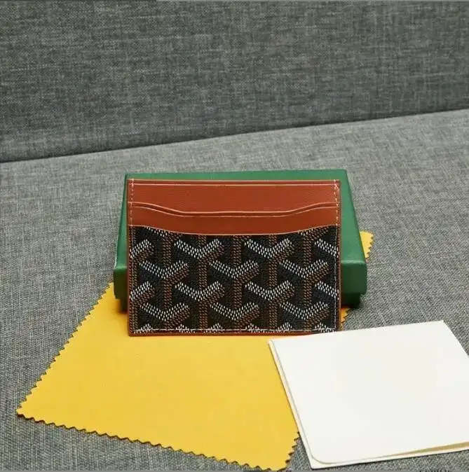 Designer Card Purse Mini Wallet Genuine Leather Cardholder Mens Wallet goyards Women Wallets Key Pocket