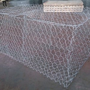 Vente en gros usine : Gabion hexagonal en treillis métallique galvanisé à chaud pour cage à pierres, <span class=keywords><strong>Jordan</strong></span> 3x1x1m, Prix du treillis gabion - Product Image 2