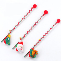 Baguette interactive pour chat de Noël avec jouet pour chaton, cadeau de Noël pour chaton, idéal pour l'exercice des chatons d'intérieur