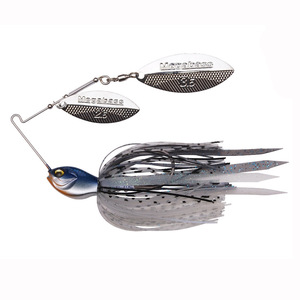 Nouveau 18g 8 couleurs 120mm Leurre coulant <span class=keywords><strong>Buzz</strong></span> Bait Bass Big Mouth Swimbait Chatterbait SV-3 Double Willow Spinnerbait pour poissons d'eau salée - Product Image 5