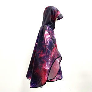 Customizable XL Size Rain <strong>Poncho</strong> Rip-Stop Nylon &amp; Polyester Black Yellow Reusable Waterproof Logo for <strong>UK</strong> &amp; Australia - Product Image 6