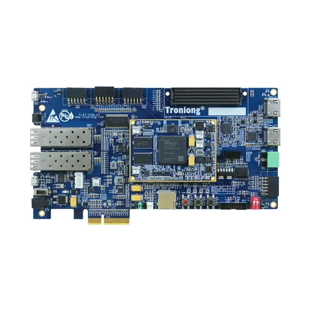 Chipboard Tronlong Artix-7 Industrial Development Board, Xilinx XC7A100T/200T A7 FPGA, SFP Optical Interface