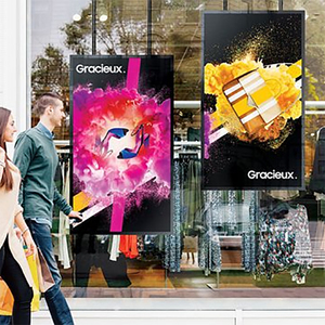 45/49/55/65 inch 2500nits <span class=keywords><strong>double</strong></span> side độ sáng cao kỹ thuật số biển quảng cáo cửa hàng cửa hàng LCD cửa sổ màn hình hiển thị màn hình - Product Image 4