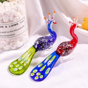 Figura Decorativa de Cristal Hecha a Mano, Realista, de un Pavo Real, para Decoración del Hogar, Regalo para el Día de la Madre o San Valentín - Product Image 4