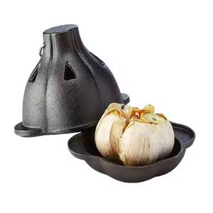 Sartén para asar barbacoa <span class=keywords><strong>de</strong></span> <span class=keywords><strong>hierro</strong></span> fundido con dos asas para ajo, naranja, té, castañas, frutas, secado, estofado, para múltiples usos <span class=keywords><strong>de</strong></span> cocina - Product Image 1