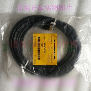 Cable Tel Turck WKC4T 5 de 4 Orificios y 3 Hilos, 5 Metros, Montaje en Panel M12 PVC - Product Image 1