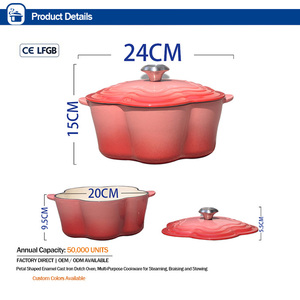 2026 心形粉色炖锅 送给情人节的可爱礼物 电磁炉安全家用汤锅 - Product Image 1