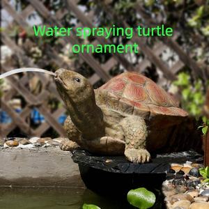 Fuente de Tortuga de Resina, Decoración de Jardín para Exteriores, Estatua con Agua para Patio, Regalo para Amantes, Atrae la Suerte y la Prosperidad - Product Image 3