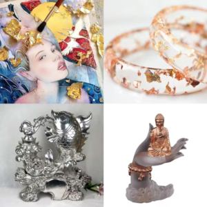 Fournisseur d'usine – Boîte de 1 kg de paillettes métalliques plaquées or de haute qualité pour résine à ongles, peinture et décoration de maquillage - Product Image 5