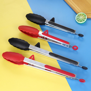 Juego de Pinzas de Cocina de Silicona de Grado Alimenticio de 9/12 Pulgadas, 2 Piezas, con Soportes, Aptas para Lavavajillas y Horno - Product Image 1