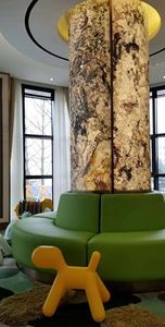 Rivestimento Esterno Ecologico Durevole Antiacido Facile da Installare <span class=keywords><strong>Fogli</strong></span> di <span class=keywords><strong>Impiallacciatura</strong></span> Leggeri Ultra Sottili Flessibili in Pietra Naturale - Product Image 4