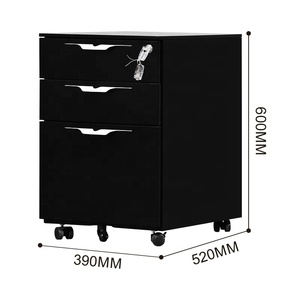 Multifunctional metal cabinet office mobile drawer file cabinet