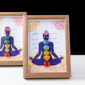 Venta al por mayor cristales curativos naturales siete chakras <span class=keywords><strong>cristal</strong></span> marco adornos artesanías de <span class=keywords><strong>cristal</strong></span> <span class=keywords><strong>para</strong></span> la decoración del hogar - Product Image 3