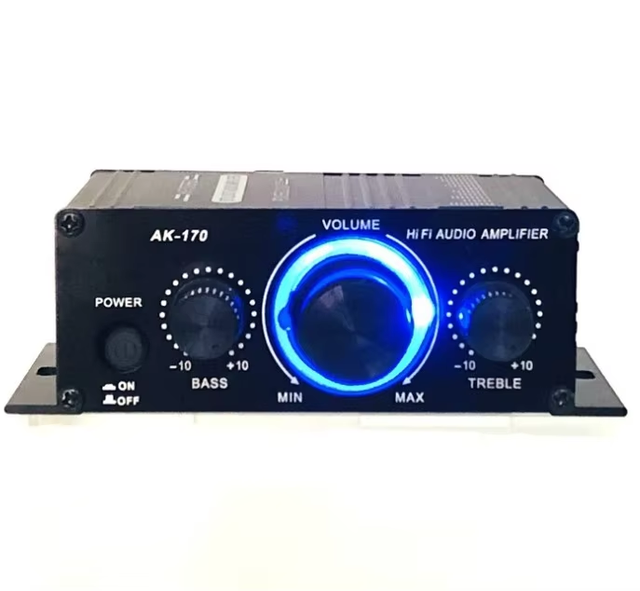 mini small power amplifier AK-170 power amplifier 12V dual channel power amplifier