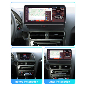 Système Multimédia Voiture Snapdragon 680 Android 13 8Go 256Go pour <span class=keywords><strong>Audi</strong></span> Q5 2009 2010 2011 2012 2013 2014 2015 2016 2017 Électronique Automobile CarPlay - Product Image 4