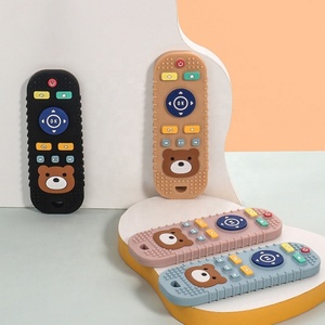 卸売シミュレーションゲームコントローラー赤ちゃん歯固めおもちゃBPAフリーTVリモコン型噛めるシリコンベビー歯固め - Product Image 1