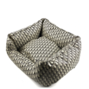 Vente chaude, lit de luxe <span class=keywords><strong>pour</strong></span> animaux de compagnie, <span class=keywords><strong>chien</strong></span> et chat, fourrure artificielle et coton, couvercle amovible, toutes saisons, coussin de niche design, vente en gros - Product Image 2