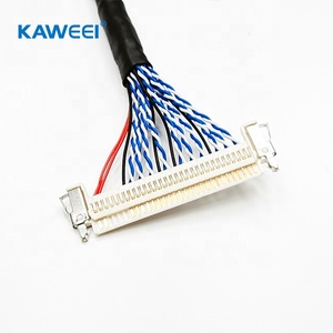 Tiêu chuẩn dây khai thác lắp ráp Cáp DF14-20P LVDS Cáp 40pin <span class=keywords><strong>LCD</strong></span> panel màn hình cáp - Product Image 2