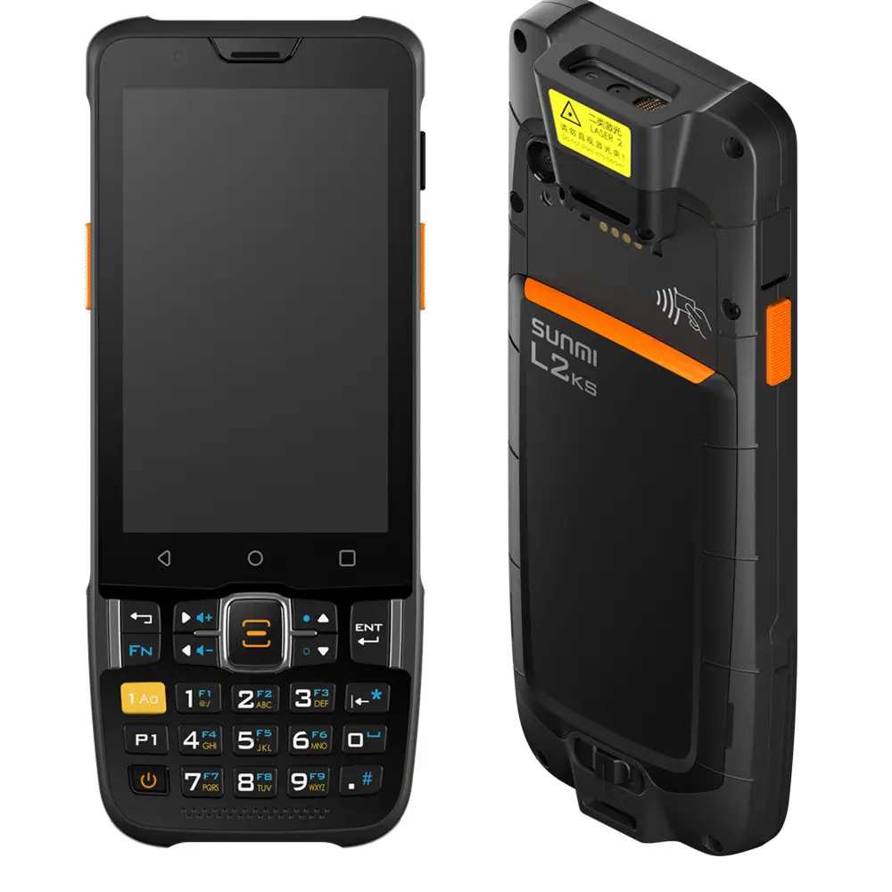 Sunmi L2Ks 4 인치 물리적 키보드 핸드 헬드 PDA 바코드 스캐너 안드로이드 11 옥타 코어 IP68 1.8m 모바일 컴퓨터 터미널 PDA