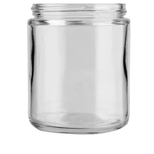 8盎司250毫升直边透明玻璃罐70毫米