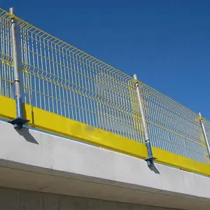Geçici güvenlik çit inşaat yapı kolay kurulum çelik tel paneller PVC kaplı kolayca monte kenar koruma