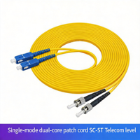 Câble de raccordement hybride duplex à fibre optique 20m 30m 50m LC vers FC, LC vers ST, SC vers FC, monomode, longue extension