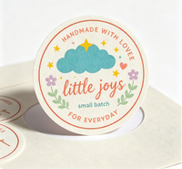 Autocollant rond personnalisé avec logo en relief, étiquette en relief, papier à fibres rugueuses, étiquettes autocollantes pour emballages de cosmétiques, de bougies et de cadeaux