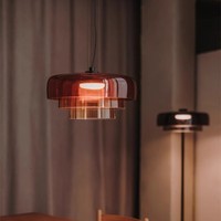 Nordic Designer Restaurant Lustre bar Lampe De Table Homestaybedroom Lampe Lampes En Verre Haut De Gamme