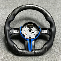 Volant en cuir perforé avec empiècements en fibre de carbone pour BMW E90 F10 M3 M5 F20 F25 F26 G01 X3 G02 X4, volant chauffant