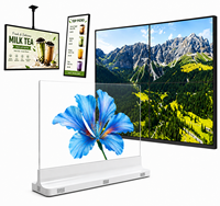 Afficheur numérique de bureau OLED transparent tactile de haute qualité 55 pouces 30 pouces pour l'éducation, la maison, les conférences, le bureau, l'école, les réunions