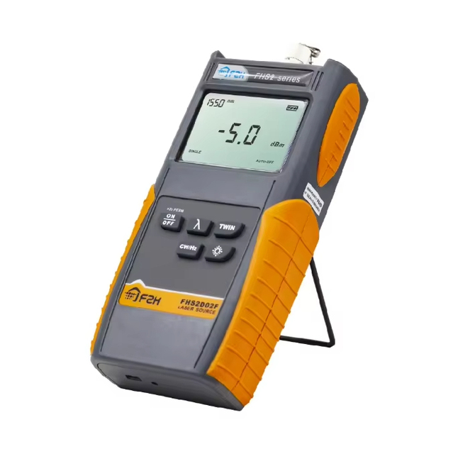 FHP2 Series Optical Power Meter Portable Precision Tester for 1310nm 1550nm Fiber Optic Used in FTTH with WiFi 4G Connectivity