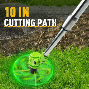 Débroussailleuse Électrique Industrielle Sans Fil Légère à Filament <span class=keywords><strong>Coupe</strong></span>-Bordures Tondeuse 21V <span class=keywords><strong>Batterie</strong></span> Lithium OEM DIY 550W 10 pouces - Product Image 2