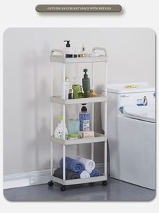 Estante <span class=keywords><strong>de</strong></span> Almacenamiento <span class=keywords><strong>de</strong></span> Plástico Negro <span class=keywords><strong>para</strong></span> <span class=keywords><strong>Cocina</strong></span>, Carrito Pequeño Móvil, Estante <span class=keywords><strong>de</strong></span> Almacenamiento Multicapa <span class=keywords><strong>para</strong></span> Sala <span class=keywords><strong>de</strong></span> Estar - Product Image 5
