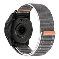 Bracelets de montre QuickFit en nylon à boucle vague océanique OEM en gros, accessoires de remplacement pour bracelets de sport Garmin Fenix 8 7 Pro