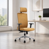Chaises de bureau ergonomiques pivotantes en tissu, réglables en hauteur, design exécutif, pour la maison et le bureau, vente en gros