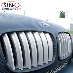 Vinilo Adhesivo para Automóviles 3DCF-02 <span class=keywords><strong>de</strong></span> Larga Duración, Buena <span class=keywords><strong>Conformidad</strong></span>, Fibra <span class=keywords><strong>de</strong></span> Carbono Mate, Blanco, Recuperable - Product Image 4