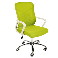 Vente en gros de chaise visiteur simple accoudoir fixe accoudoir d'ordinateur en maille personnel de travail chaise de bureau