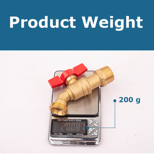 Brass ngoài trời Vườn vòi nước với nhanh chóng mở nước <span class=keywords><strong>TAP</strong></span> PN16 vòi phun phòng tắm bóng van chống ăn mòn tay đòn bẩy điều khiển - Product Image 5