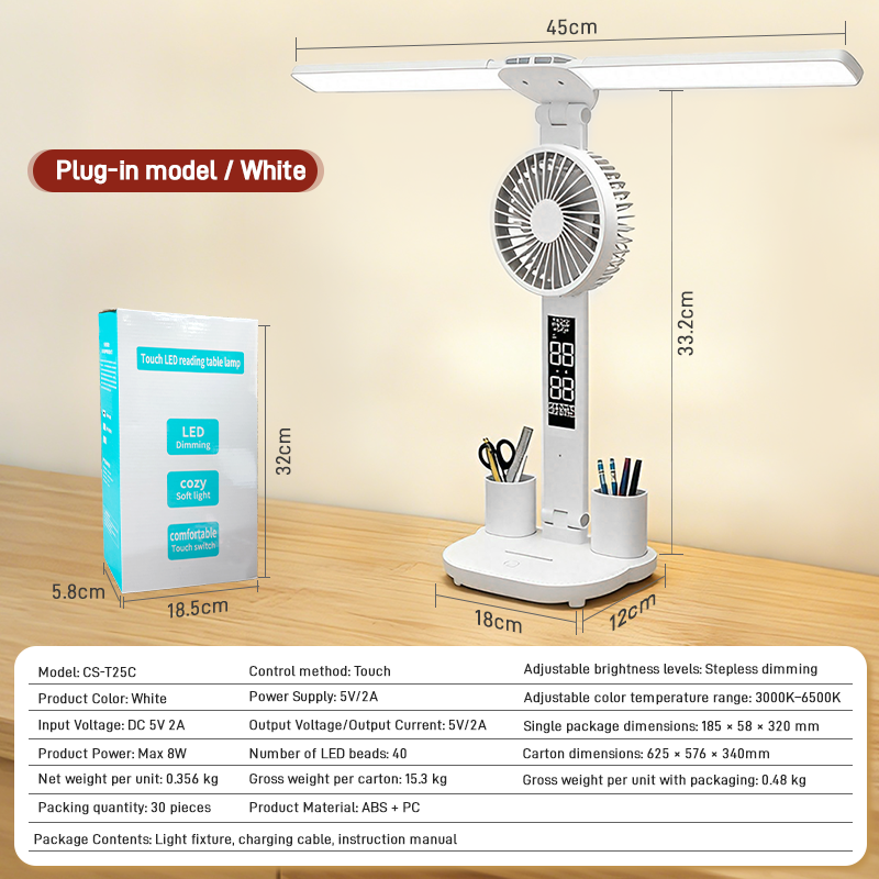 Blanc Avec ventilateur, Version enfichable