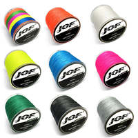 JOF-Ligne de Pêche en Eau Salée 8 Brins Tressés Multifilament 10-110lb Flottant PE pour la Pêche en Streaming en Lac et en Rivière, 100m