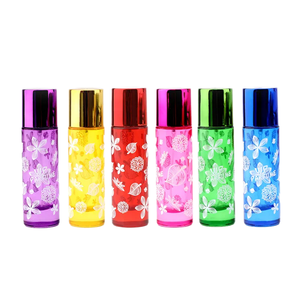 <b>Perfume</b> Glass <b>Bottle</b> China 50ml Pump Sprayer Screen Printing Cosmetic Round Skin Care Serum - Product Image 1