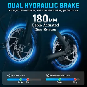<span class=keywords><strong>Bicicleta</strong></span> Eléctrica Urbana de Ocio <span class=keywords><strong>RATTAN</strong></span> LF Pro con Envío en la UE, Motor sin Escobillas de 750W, 46km/h, 120km, 18AH, Frenos Hidráulicos - Product Image 5