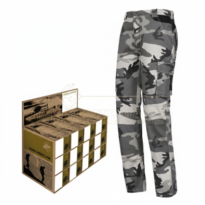 Pantalones de exterior de camuflaje con cremallera cúbica - Product Image 1