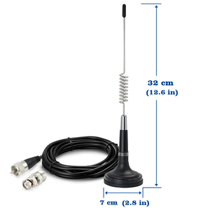 Haute qualité avec ressort Farrel support de Base magnétique <span class=keywords><strong>fouet</strong></span> plié 27mhz Radio CB antenne de voiture - Product Image 5