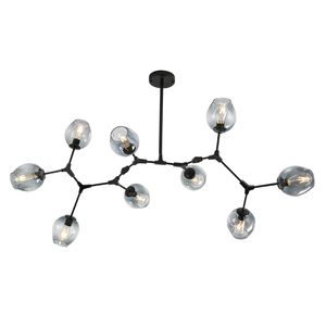 Isola della cucina di Illuminazione A Sospensione In Metallo Ottone Pendenti del Lampadario a bracci Per La Struttura Hotel Casa Moderna Led Lucciola Luce Oro Nube - Product Image 2