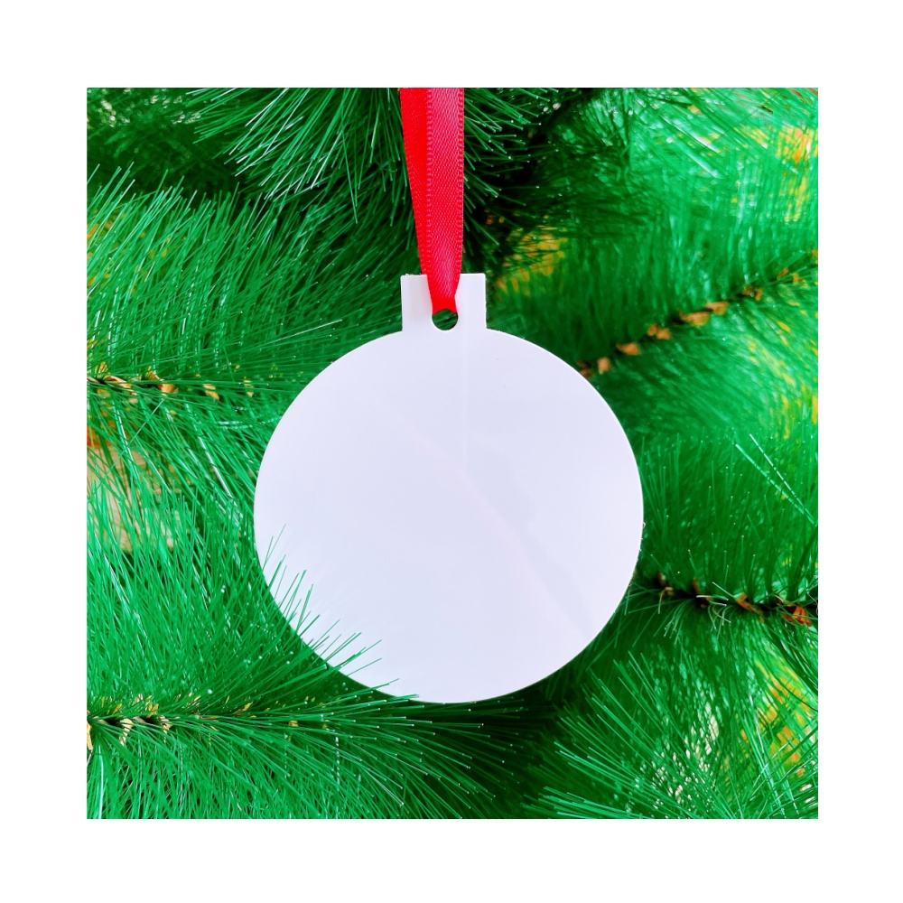 Double Sided Ornaments Xmas Ball Shape